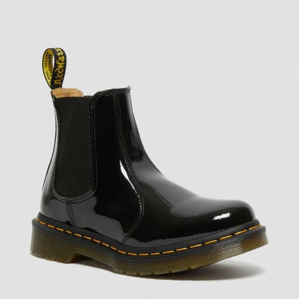 Patent Leather Chelsea Dr. Marten Boots